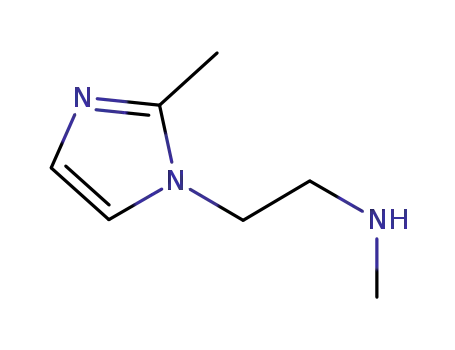 Molecular Structure of 883542-41-4 (METHYL-[2-(2-METHYL-IMIDAZOL-1-YL)-ETHYL]-AMINE)