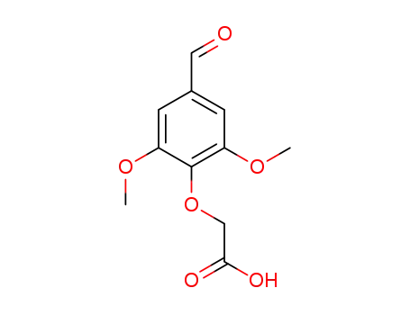 Molecular Structure of 812642-73-2 ((4-formyl-2,6-dimethoxyphenoxy)acetic acid)