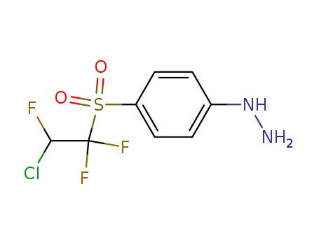 Hydrazine,[4-[(2-chloro-1,1,2-trifluoroethyl)sulfonyl]phenyl]- cas  31574-94-4