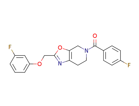 5-(4-fluorobenzoyl)-2-[(3-fluorophenoxy)methyl]-4,5,6,7-tetrahydro-oxazolo[5,4-c]pyridine