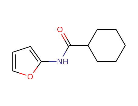 Molecular Structure of 62188-18-5 (Cyclohexanecarboxamide, N-2-furanyl-)