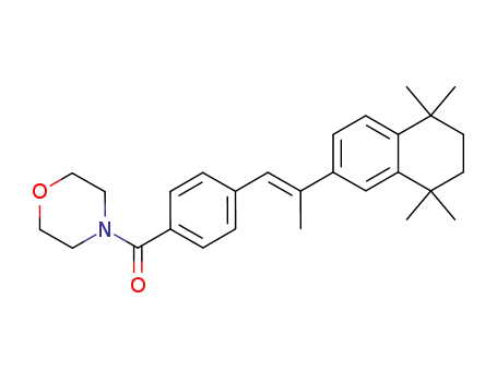4-{4-[2-(5,5,8,8-tetramethyl-5,6,7,8-tetrahydro-naphthalen-2-yl)-propenyl]-benzoyl}-morpholine