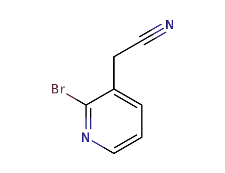 Molecular Structure of 1211523-71-5 (2-(2-bromopyridin-3-yl)acetonitrile)