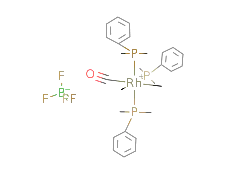 cis,mer-{RhMe<sub>2</sub>(CO)(PMe<sub>2</sub>Ph)3}BF<sub>4</sub>