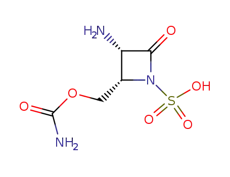 (2S,3S)-3α-Amino-2α-carbamoyloxymethyl-4-oxo-1-azetidinesulfonic acid