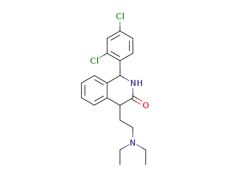 1-(2,4-dichlorophenyl)-4-(2-N,N-diethylaminoethyl)-1,4-dihydro-2H-isoquinoline-3-one