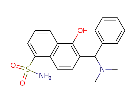 6-(dimethylaminophenylmethyl)-5-hydroxy-naphthalene-1-sulfonic acid amide