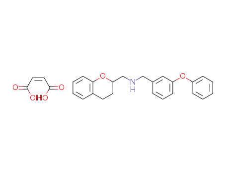 N-(3-phenoxy-benzyl)-N-(2-chromanyl-methyl)-amine, maleate
