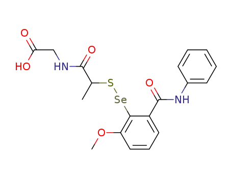 S-(2-phenylcarbamoyl-6-methoxy-phenylselenyl)-DL-2-mercaptopropionylglycine