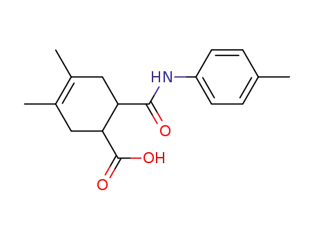 3-Cyclohexene-1-carboxylic acid,
3,4-dimethyl-6-[[(4-methylphenyl)amino]carbonyl]-