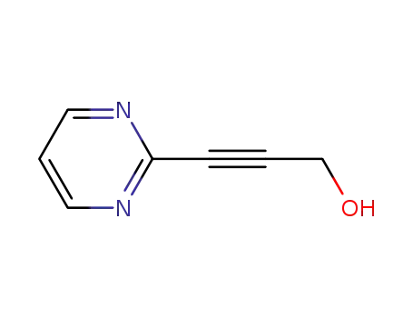 2-Propyn-1-ol, 3-(2-pyrimidinyl)- (9CI)