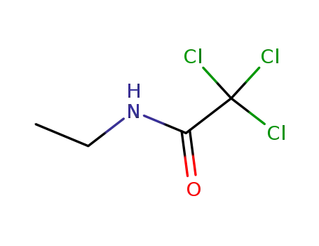 Molecular Structure of 14301-39-4 (Acetamide, 2,2,2-trichloro-N-ethyl-)