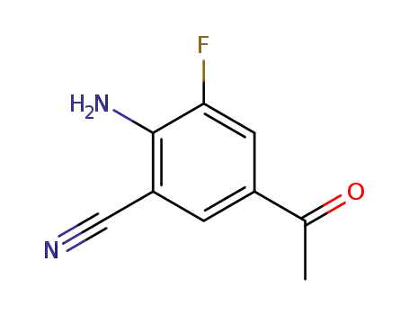 Benzonitrile, 5-acetyl-2-amino-3-fluoro-