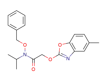 5-methylbenzoxazol-2-yloxyacetic acid N-isopropyl-N-benzyloxyamide