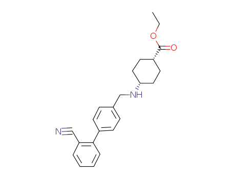 Ethyl cis-4-[(2'-cyanobiphenyl-4-yl)methylamino]cyclohexane-1-carboxylate