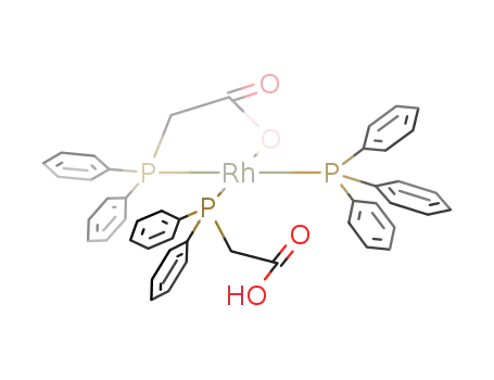 (diphenylphosphinoacetato)(diphenylphosphinoacetic acid)triphenylphosphinerhodium(I)