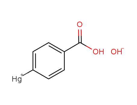 Molecular Structure of 1214321-39-7 (para-hydroxymercuribenzoic acid)