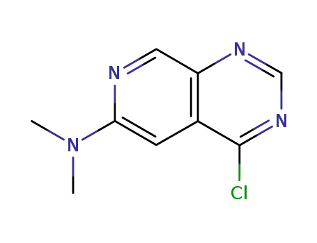Molecular Structure of 189680-99-7 (4-chloro-N,N-dimethylpyrido[3,4-d]pyrimidin-6-amine)