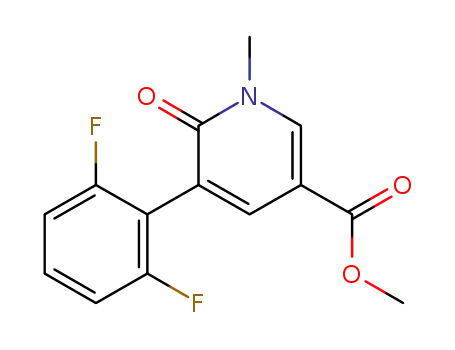 methyl 5-(2,6-difluorophenyl)-1-methyl-6-oxo-1,6-dihydro-3-pyridinecarboxylate