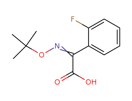 α-t-butyloximino-2-fluorophenylacetic acid