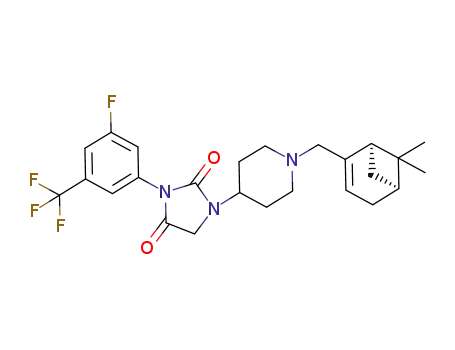 C<sub>25</sub>H<sub>29</sub>F<sub>4</sub>N<sub>3</sub>O<sub>2</sub>