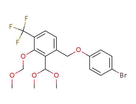 Benzene,
1-[(4-bromophenoxy)methyl]-2-(dimethoxymethyl)-3-(methoxymethoxy)-
4-(trifluoromethyl)-