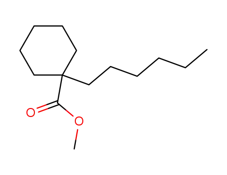 Molecular Structure of 7362-83-6 (1-Hexylcyclohexanecarboxylic acid methyl ester)
