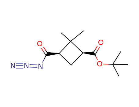 tert-butyl (1S,3R)-3-azidocarbonyl-2,2-dimethylcyclobutane-1-carboxylate
