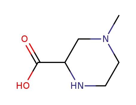 Molecular Structure of 721876-16-0 (4-METHYLPIPERAZINE-2-CARBOXYLIC ACID)