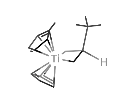 cis-(C<sub>5</sub>H<sub>5</sub>)(C<sub>5</sub>H<sub>4</sub>CH<sub>3</sub>)TiCH<sub>2</sub>CH{C(CH<sub>3</sub>)3}CH<sub>2</sub>