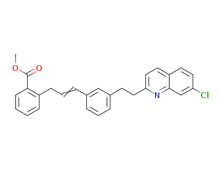 Benzoic acid, 2-[3-[3-[2-(7-chloro-2-quinolinyl)ethyl]phenyl]-2-propenyl]-, methyl ester