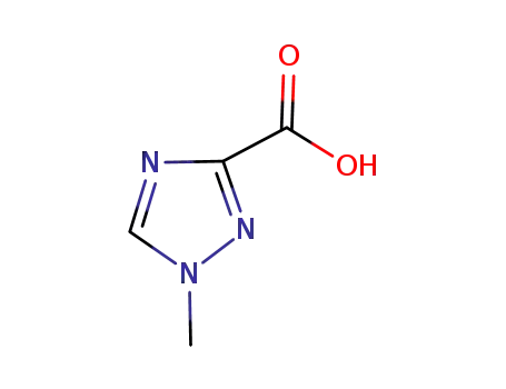 Molecular Structure of 815588-82-0 (1-Methyl-1H-1,2,4-triazole-3-carboxylic acid)