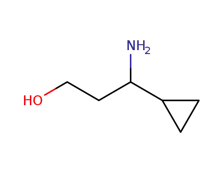 Molecular Structure of 683220-79-3 (3-AMINO-3-CYCLOPROPYL-PROPAN-1-OL)