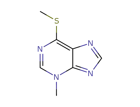 Molecular Structure of 1008-08-8 (3-Methyl-6-methylthio-3H-purine)