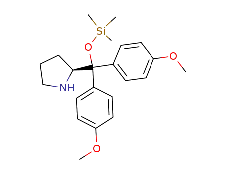 (S)-2-[bis(4-methoxyphenyl)-trimethylsilyloxy-methyl]-pyrrolidine