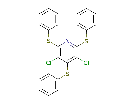 2,4,6-(C<sub>6</sub>H<sub>5</sub>S)3-3,5-Cl<sub>2</sub>-C<sub>5</sub>N