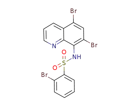 C<sub>15</sub>H<sub>9</sub>Br<sub>3</sub>N<sub>2</sub>O<sub>2</sub>S