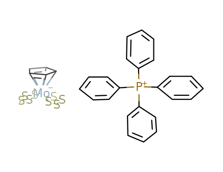 (cyclopentadienylbis(tetasulfido)molybdenum)tetraphenylphosphonium salt