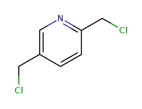 Molecular Structure of 94126-97-3 (2,5-Pyridinedi(methylchloride))