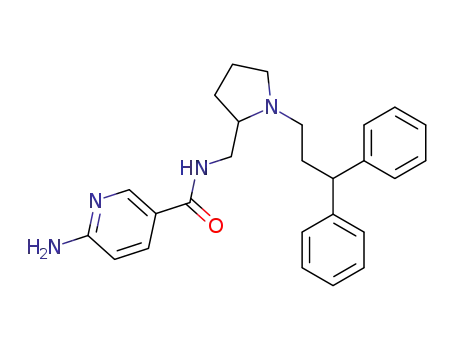 2-(6-amino nicotinamidomethyl)-1-(3,3-diphenylpropyl) pyrrolidine