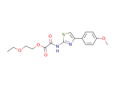 Acetic acid, ((4-(4-methoxyphenyl)-2-thiazolyl)amino)oxo-, 2-ethoxyethyl ester