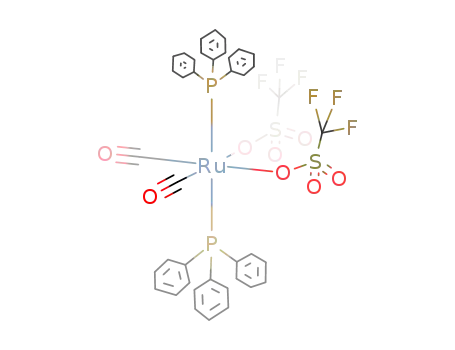 dicarbonylbis(trifluoromethanesulphonato)bis(triphenylphosphine)ruthenium(II)
