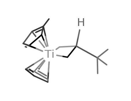 trans-(C<sub>5</sub>H<sub>5</sub>)(C<sub>5</sub>H<sub>4</sub>CH<sub>3</sub>)TiCH<sub>2</sub>CHC(CH<sub>3</sub>)3CH<sub>2</sub>
