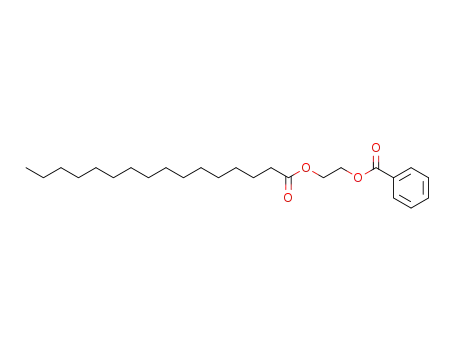 Molecular Structure of 59863-42-2 (Hexadecanoic acid, 2-(benzoyloxy)ethyl ester)