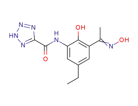 5'-ethyl-2'-hydroxy-3'-(1-hydroxyimino)ethyltetrazole-5-carboxanilide