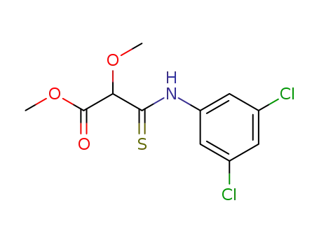 Propanoic acid, 3-[(3,5-dichlorophenyl)amino]-2-methoxy-3-thioxo-,
methyl ester