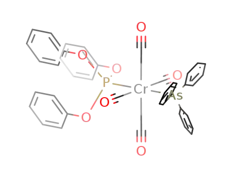 Cr(CO)4(P(OC<sub>6</sub>H<sub>5</sub>)3)(As(C<sub>6</sub>H<sub>5</sub>)3)