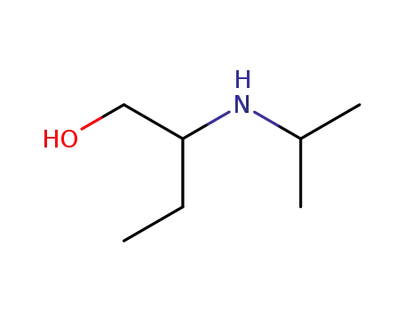 Molecular Structure of 51977-18-5 (2-(propan-2-ylamino)butan-1-ol)