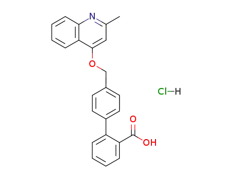 4'-[(2-Methylquinolin-4-yloxy)methyl]biphenyl-2-carboxylic acid hydrochloride