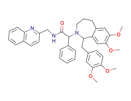 2-[1-(3,4-Dimethoxy-benzyl)-7,8-dimethoxy-1,3,4,5-tetrahydro-benzo[c]azepin-2-yl]-2-phenyl-N-quinolin-2-ylmethyl-acetamide
